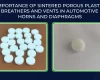 Importance Of Sintered Porous Plastic Breathers And Vents In Automotive Horns And Diaphragms
