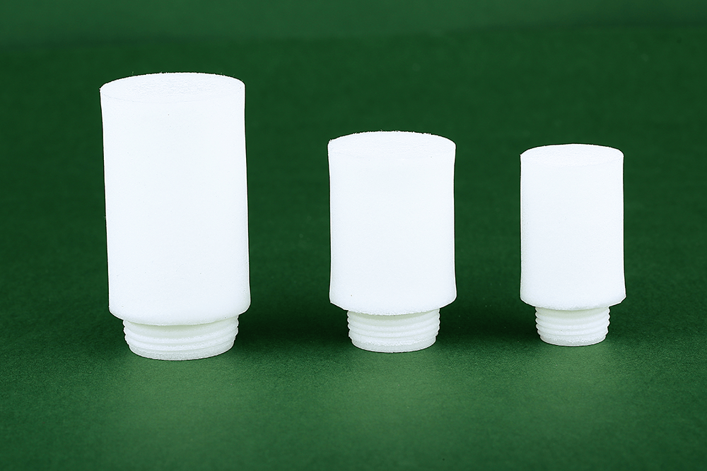 Porous Plastic Mufflers