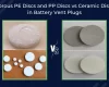 Porous Pe Discs And Pp Discs Vs Ceramic Discs In Battery Vent Plugs (1)