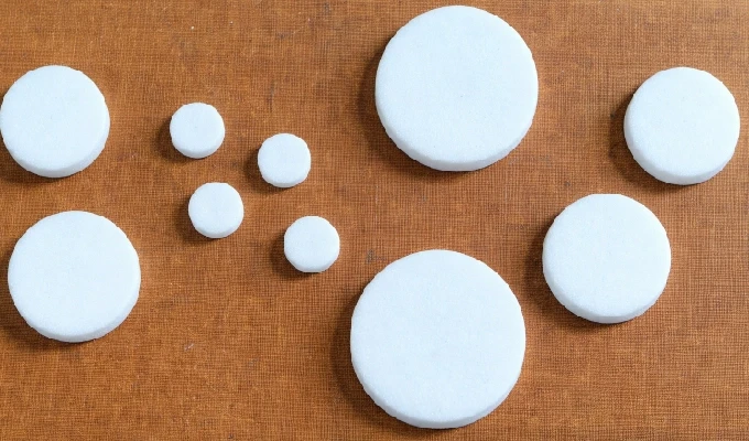 Porous PE Discs and PP Discs vs Ceramic Discs in Battery Vent Plugs 11 Various Sizes Of Battery Pe Flame Arrester Disc